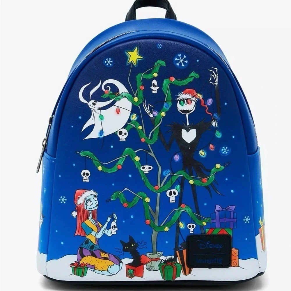 Loungefly The Nightmare Before Christmas Holiday Decorating Mini Backpack